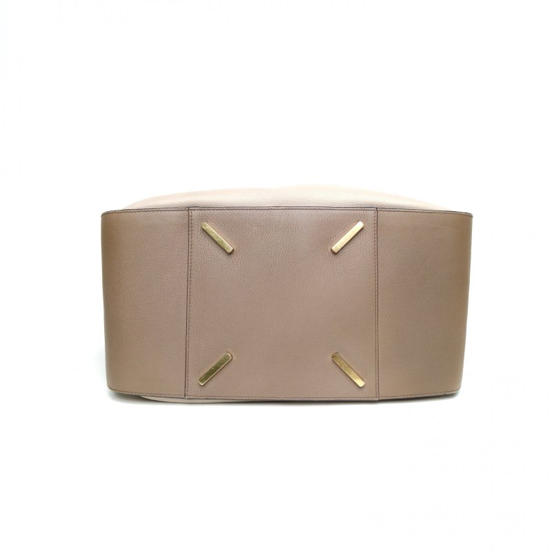 LOEWE Hammock吊床包大號拼色牛皮金扣肩背包-4