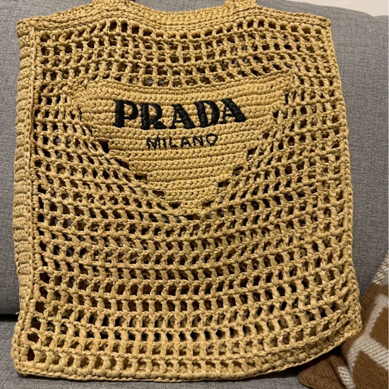 Prada 草編包-0