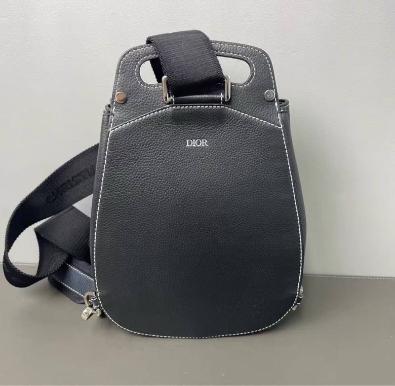 Dior 黑馬鞍包-1