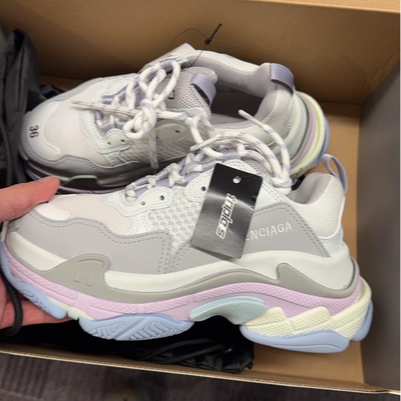 全新女鞋！巴黎世家 Balenciaga triple s sneaker 老爹鞋/運動鞋-4