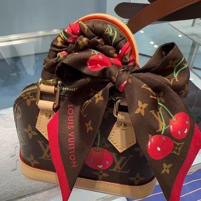 LV x TM Cerise  Bandeau  🍒🤎全新-3