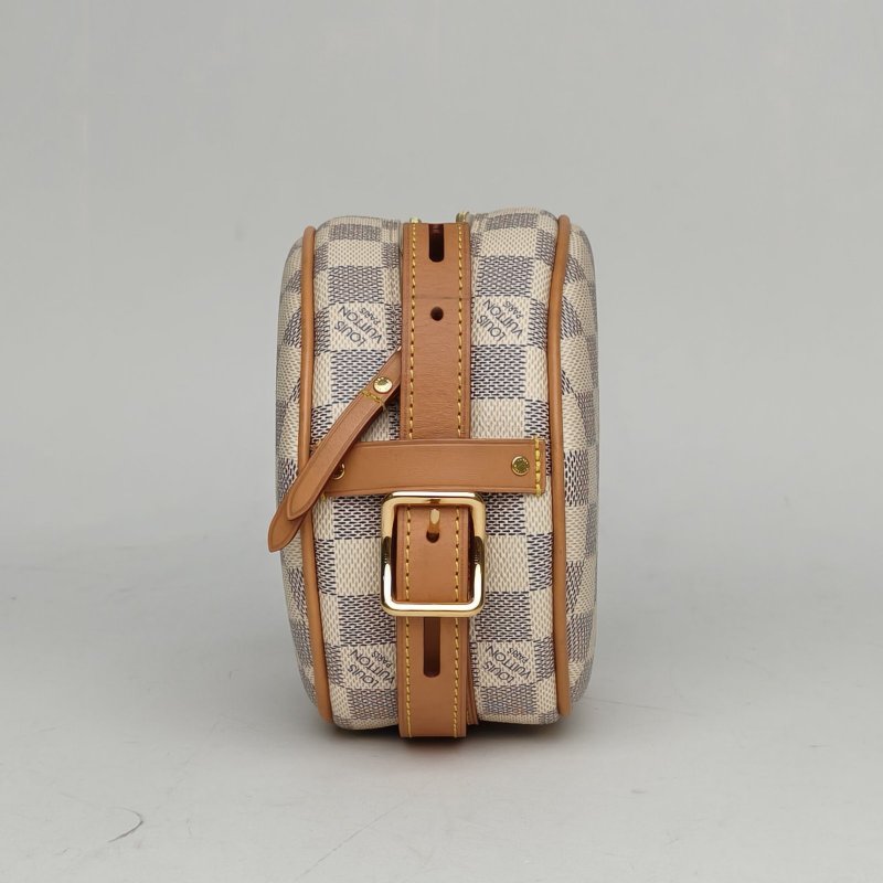LOUIS VUITTON BOITECHAPEAU軟圓餅小號白色棋盤格PVC2020肩背包-1