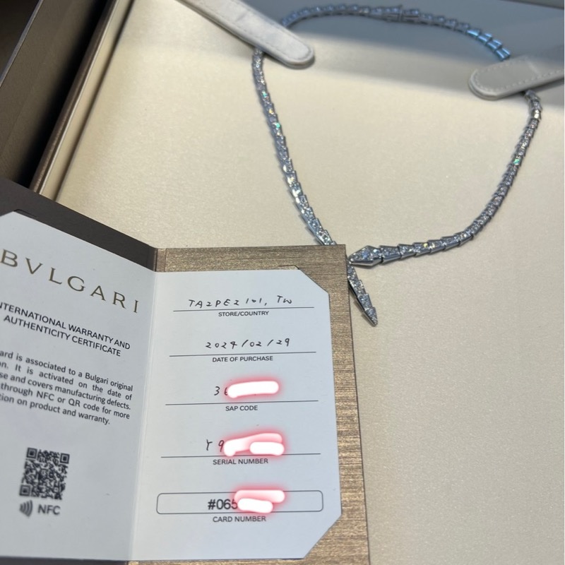 寶格麗 全鑽白金經典項鍊 bvlgari SERPENTI VIPER 全鑽白金項鏈 白k金-1
