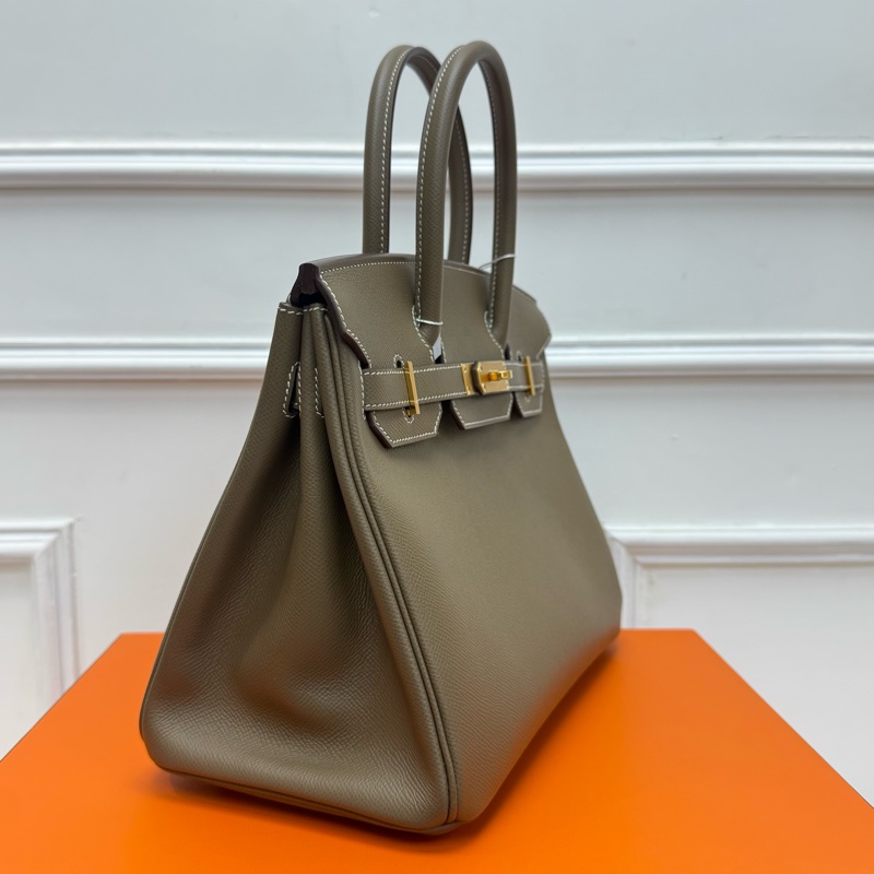 Full set Hermes Birkin 30 大象灰 金扣 Y刻 閒置新-3