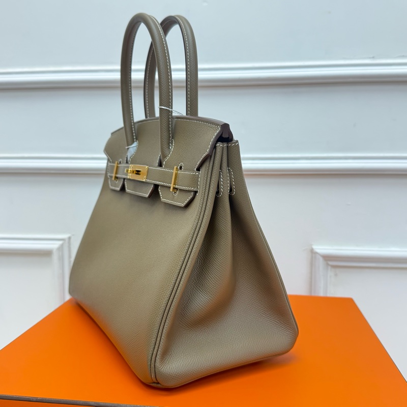 Full set Hermes Birkin 30 大象灰 金扣 Y刻 閒置新-4