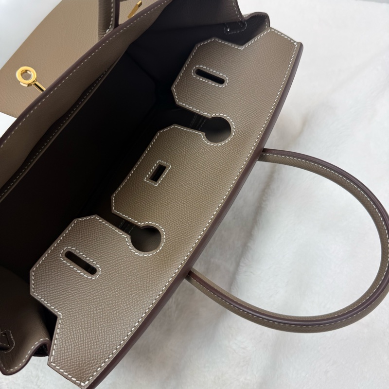 Full set Hermes Birkin 30 大象灰 金扣 Y刻 閒置新-6