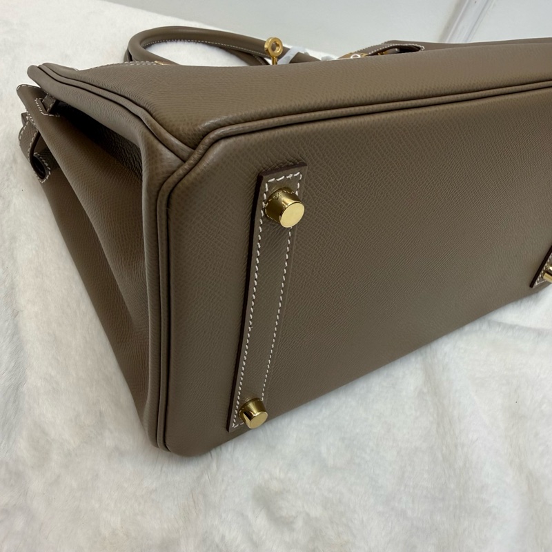 Full set Hermes Birkin 30 大象灰 金扣 Y刻 閒置新-9