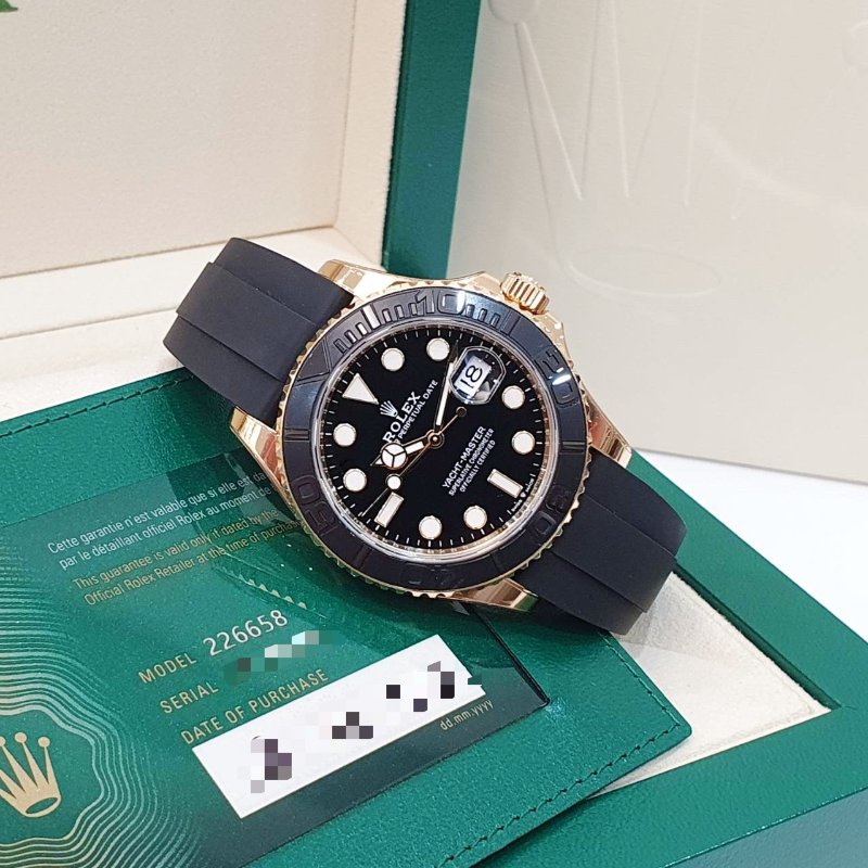 【大眾名錶】ROLEX勞力士 226658 Yacht-Master42 2022/07全配件 新款黃K金遊艇 大眾名錶G281-2