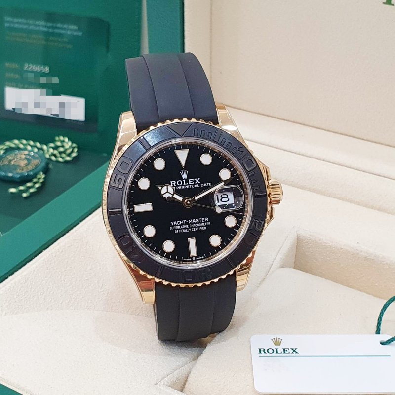 【大眾名錶】ROLEX勞力士 226658 Yacht-Master42 2022/07全配件 新款黃K金遊艇 大眾名錶G281-3