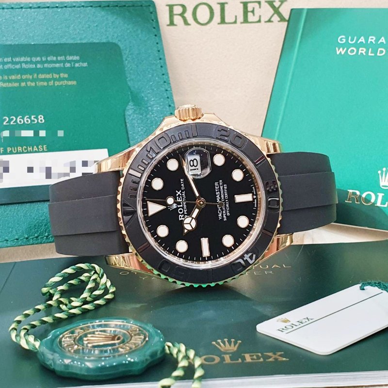 【大眾名錶】ROLEX勞力士 226658 Yacht-Master42 2022/07全配件 新款黃K金遊艇 大眾名錶G281-4