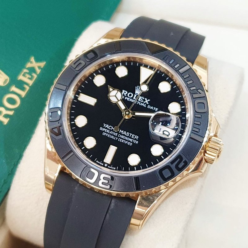 【大眾名錶】ROLEX勞力士 226658 Yacht-Master42 2022/07全配件 新款黃K金遊艇 大眾名錶G281-8