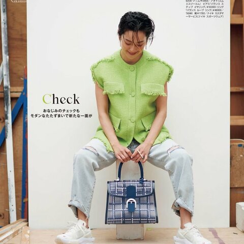 DELVAUX 限量藍格果凍透明手提肩背包28.5*22*14 98新配件塵袋