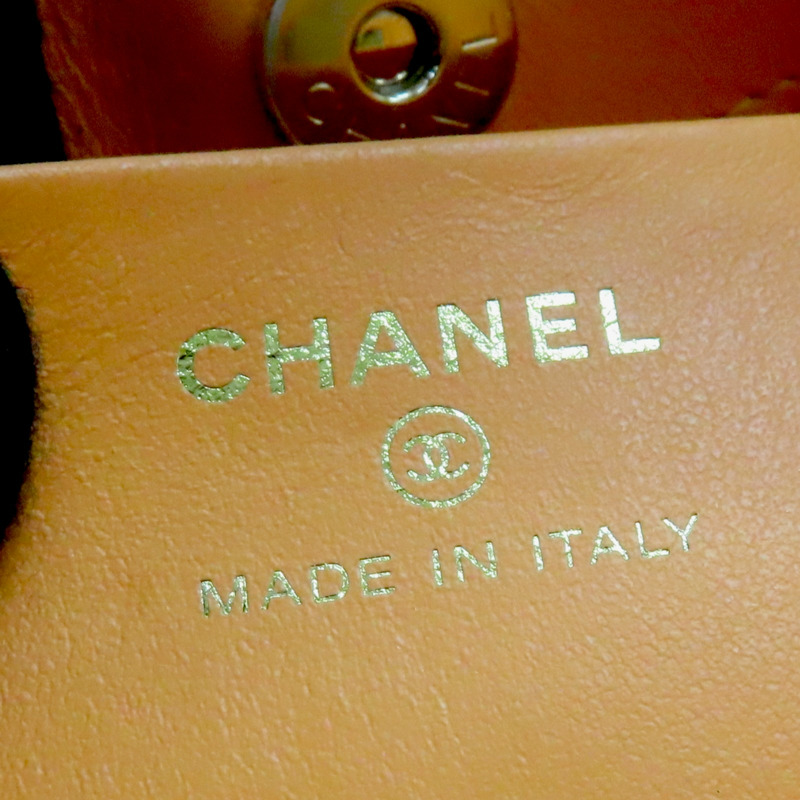 粉橘色 牛皮 31 Mini 鍊帶 肩背包 金扣【CHANEL 香奈兒】 AP3656-3