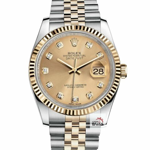 【大眾名錶】ROLEX勞力士 116233 Datejust 新款蠔式 2008/04 新包台 金色 大眾名錶G282