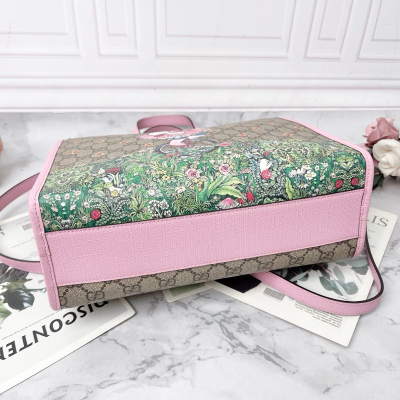Gucci  Yuko Higuchi聯名系列兔子包 28x10x25cm  99新配件塵袋-3
