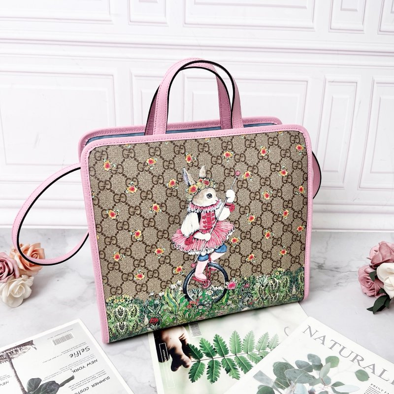 Gucci  Yuko Higuchi聯名系列兔子包 28x10x25cm  99新配件塵袋-6
