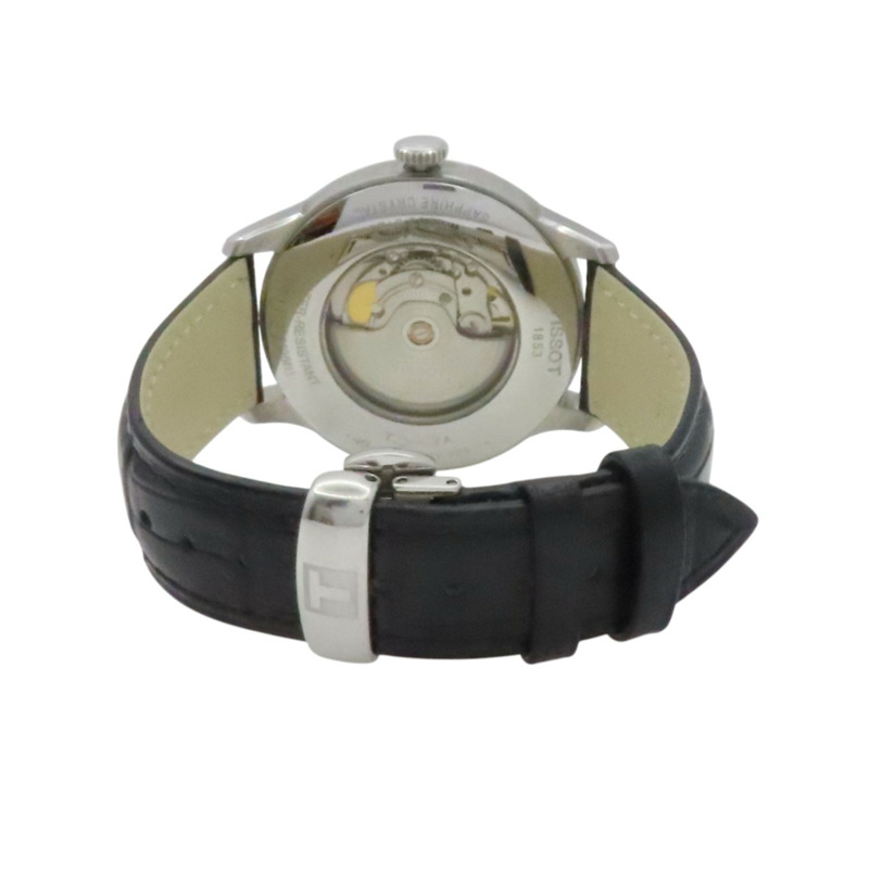 深藍色 錶盤 皮帶 不鏽鋼 Chemin des Tourelles 腕錶【TISSOT 天梭】 T099407-2