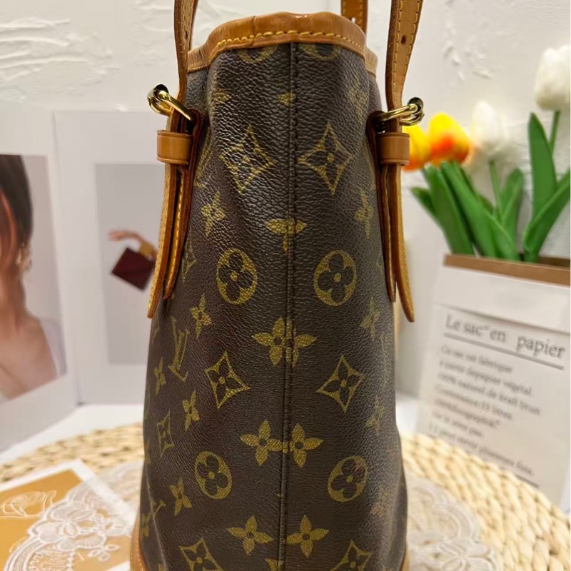 Louis Vuitton Monogram Petit Bucket 水桶包-12