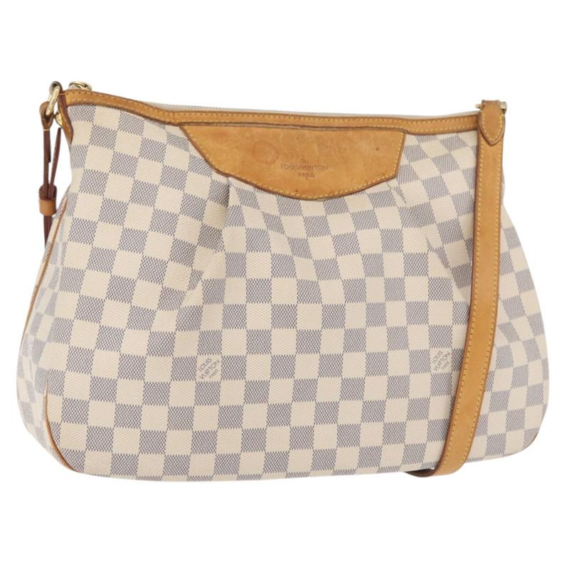 【日本直送】路易威登 Damier Azur Siracusa MM 單肩包 N41112 LV Auth 176326-0