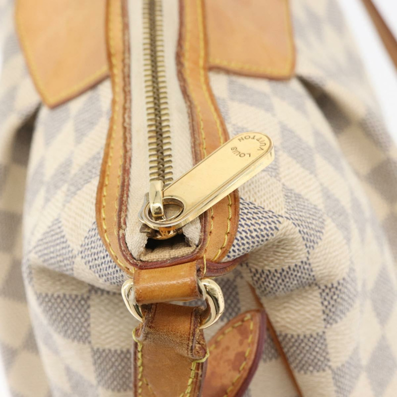 【日本直送】路易威登 Damier Azur Siracusa MM 單肩包 N41112 LV Auth 176326-9