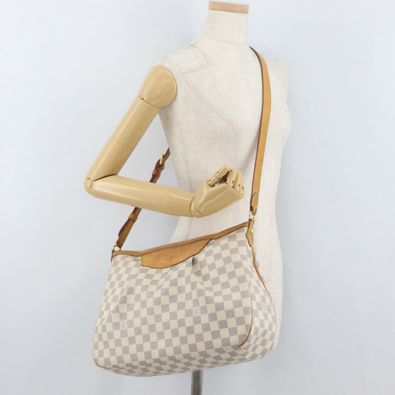 【日本直送】路易威登 Damier Azur Siracusa MM 單肩包 N41112 LV Auth 176326-21
