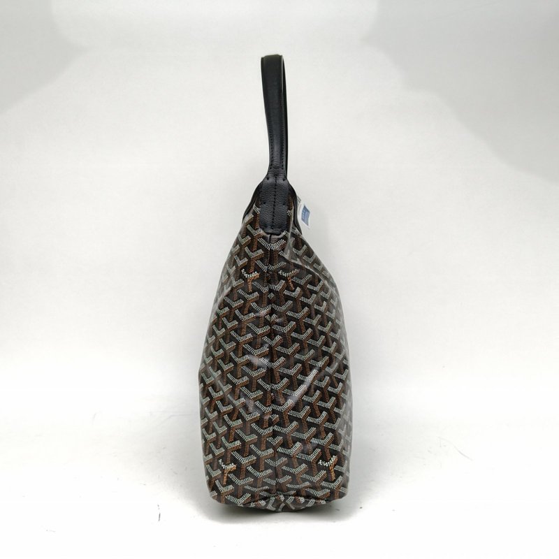 GOYARD BohemeHoboBag子母腋下包黑色PVC銀扣肩背包-1