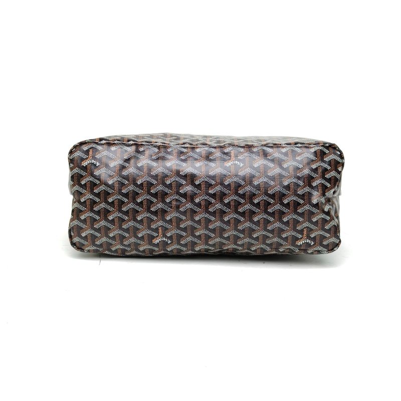 GOYARD BohemeHoboBag子母腋下包黑色PVC銀扣肩背包-4