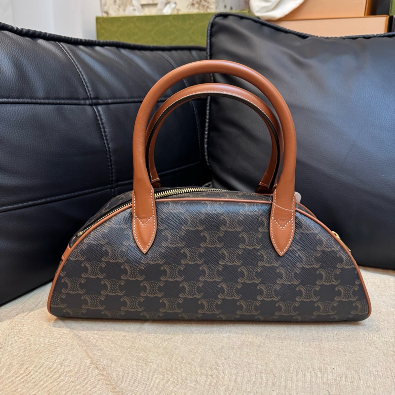 CELINE/賽琳 TECKEL 中號保齡球包 秀款限量  🈚附件-1