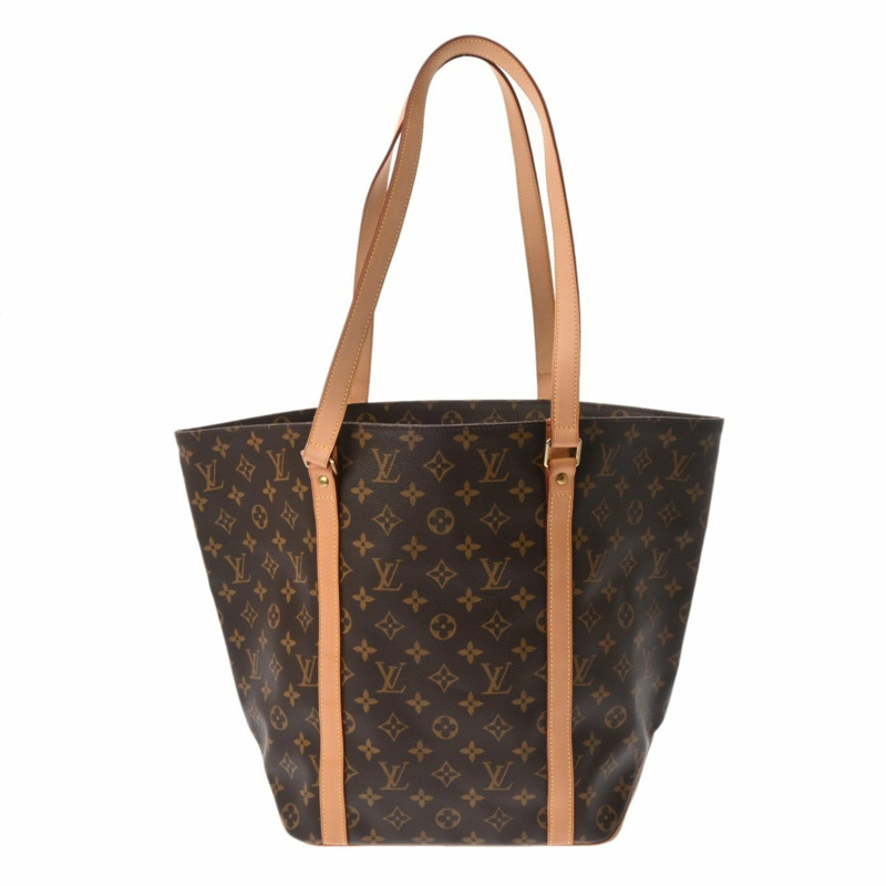 路易威登 (LOUIS VUITTON) 路易威登 Monogram Sac Shopping 棕色 M51108 女士帆布手提包 A 級二手 Ginzo-1