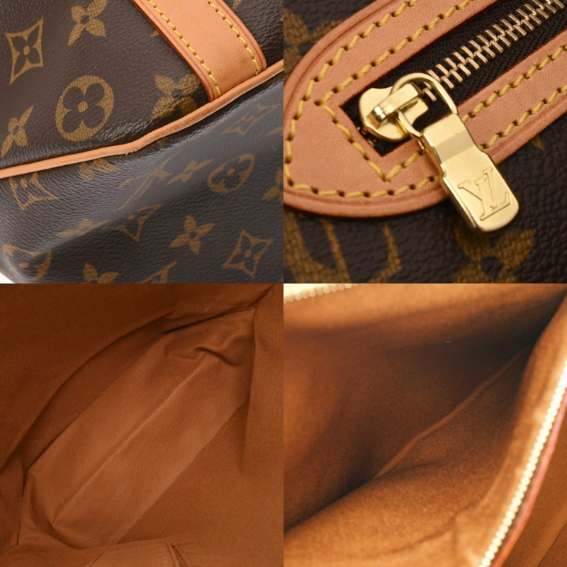 路易威登 (LOUIS VUITTON) 路易威登 Monogram Sac Shopping 棕色 M51108 女士帆布手提包 A 級二手 Ginzo-9