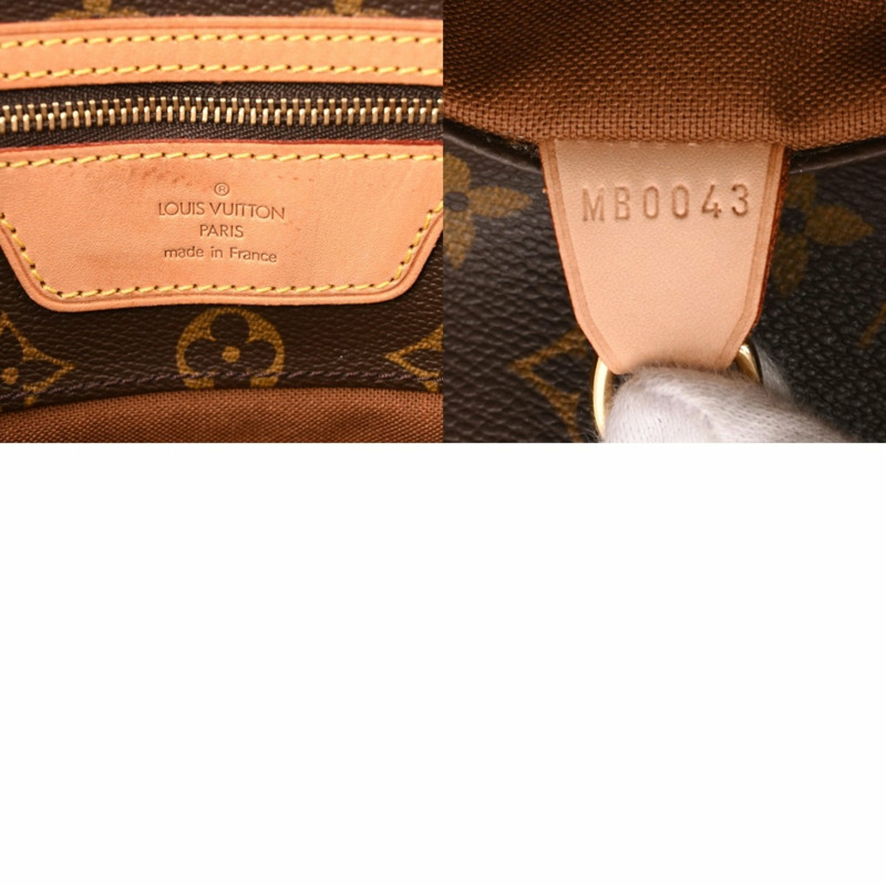 路易威登 (LOUIS VUITTON) 路易威登 Monogram Sac Shopping 棕色 M51108 女士帆布手提包 A 級二手 Ginzo-10