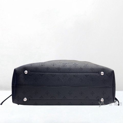 Y2023-LV Boundless黑牛皮雷射洞洞托特包M13179-4