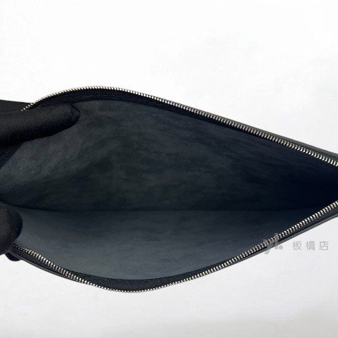 Y2023-LV Boundless黑牛皮雷射洞洞托特包M13179-8