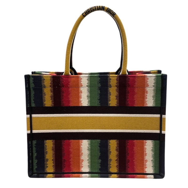 DIOR 迪奧 BOOK TOTE 刺繡托特包 帆布 彩色-1