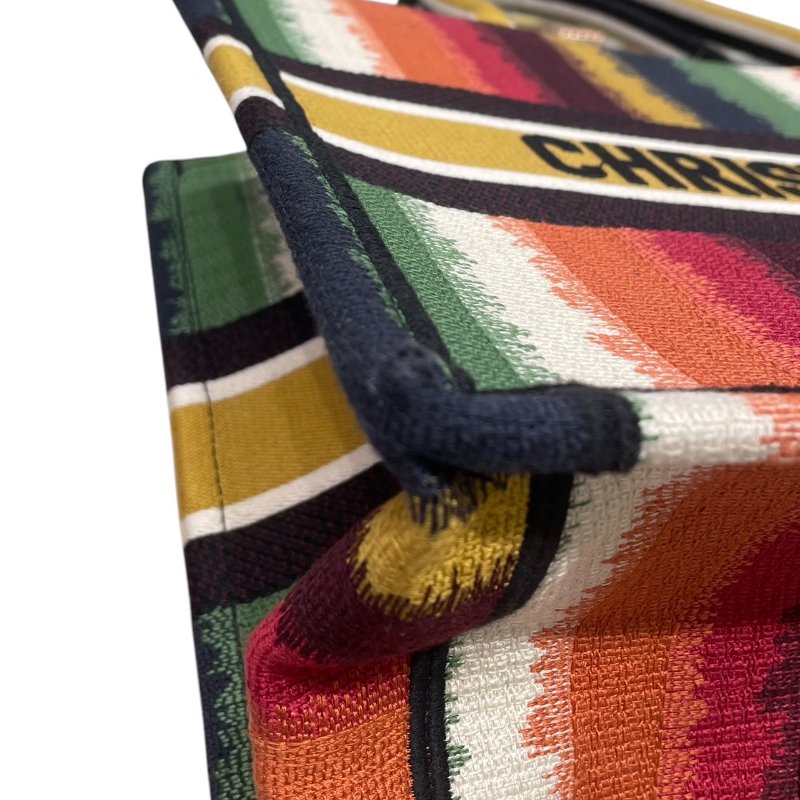 DIOR 迪奧 BOOK TOTE 刺繡托特包 帆布 彩色-5