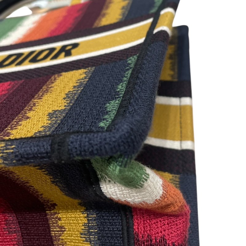 DIOR 迪奧 BOOK TOTE 刺繡托特包 帆布 彩色-6