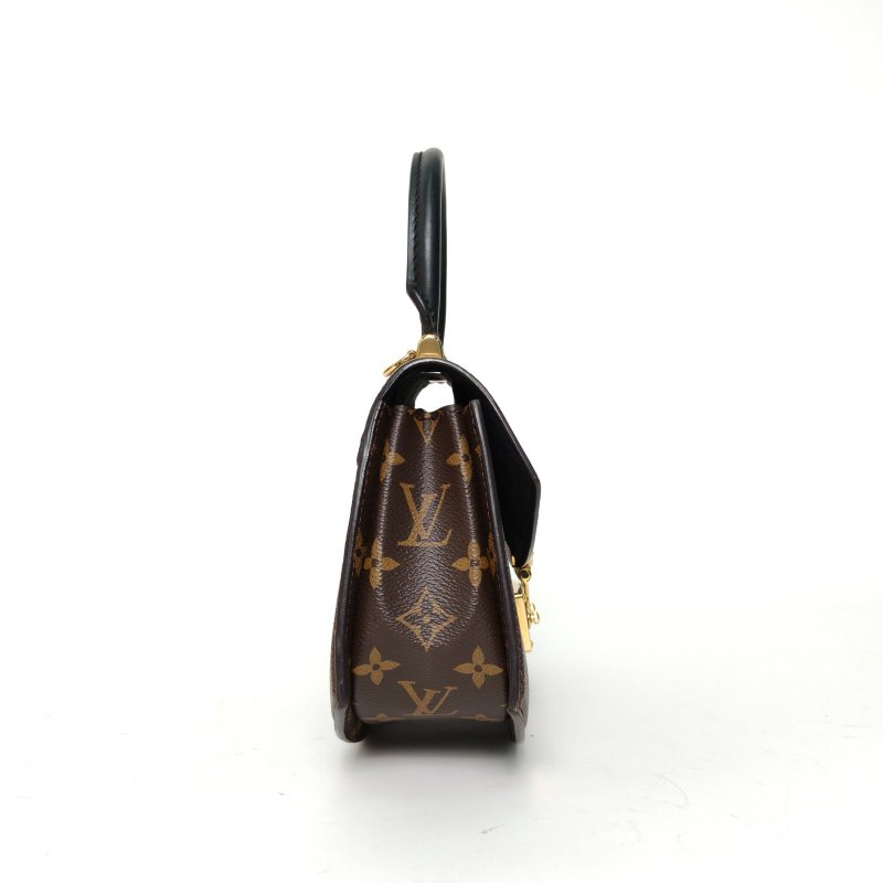 LOUIS VUITTON Tilsitt扇形扇子包拼色PVC金扣晶片老花肩背包-1