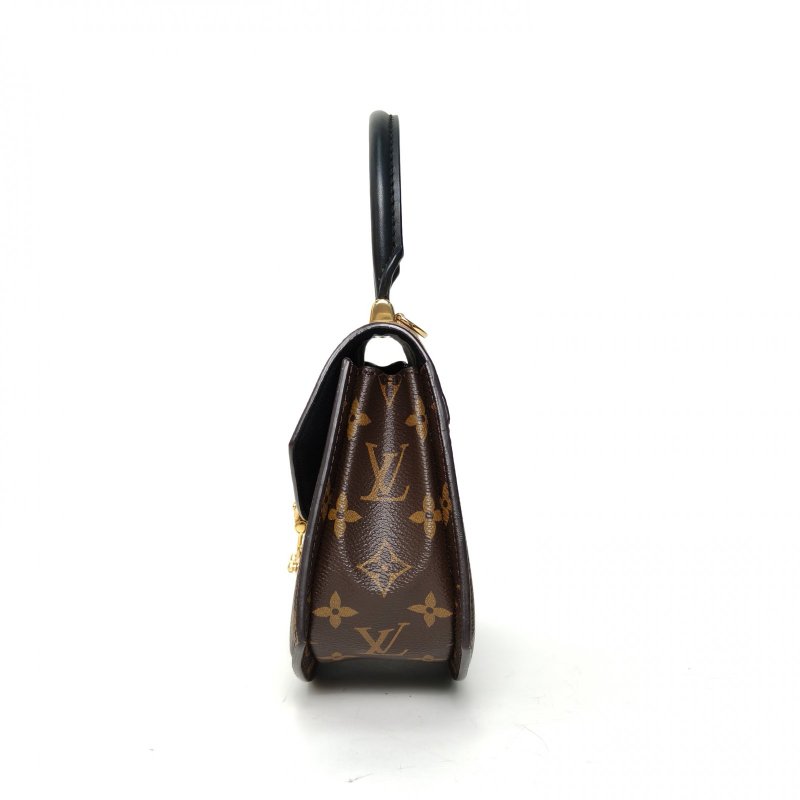 LOUIS VUITTON Tilsitt扇形扇子包拼色PVC金扣晶片老花肩背包-3
