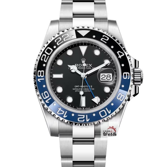 【大眾名錶】ROLEX勞力士 126710BLNR 2021/07全配件 GMT兩地時區 蝙蝠俠 大眾名錶G283-0