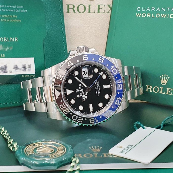 【大眾名錶】ROLEX勞力士 126710BLNR 2021/07全配件 GMT兩地時區 蝙蝠俠 大眾名錶G283-1