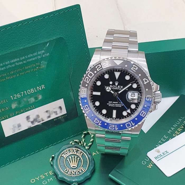 【大眾名錶】ROLEX勞力士 126710BLNR 2021/07全配件 GMT兩地時區 蝙蝠俠 大眾名錶G283-2