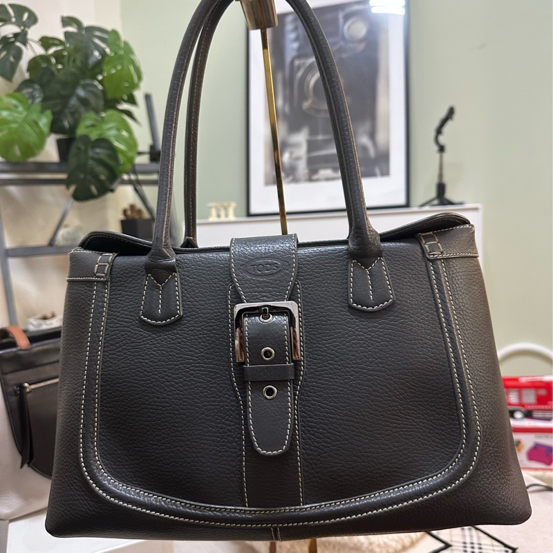 TOD’S 手提肩背包 荔枝紋托特包 D-Styling-6