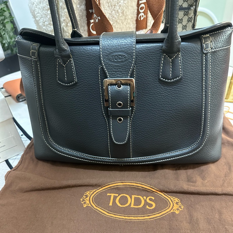 TOD’S 手提肩背包 荔枝紋托特包 D-Styling-26