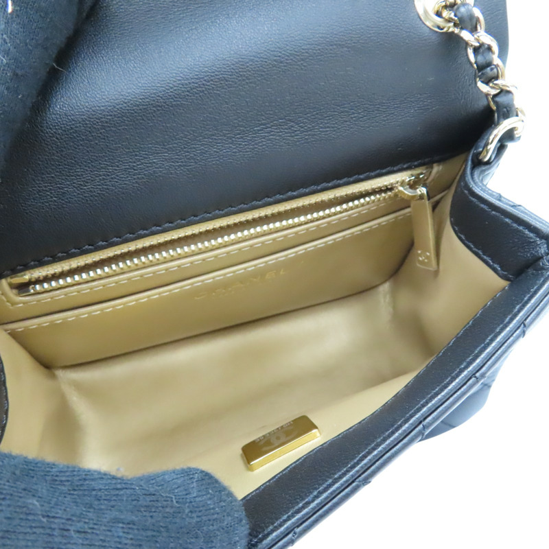 黑色 羊皮 COCO 17 金球 肩背包【CHANEL 香奈兒】 AS1786-2