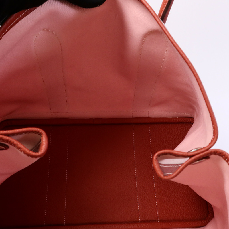 HERMES Canvas Garden Party PM手挽袋Rose Sakura/Rouge Du-4