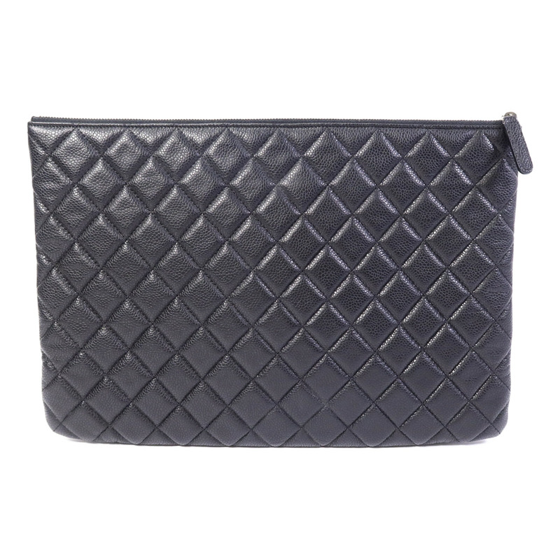 CHANEL 牛皮皮革O Case Large手拿包-1