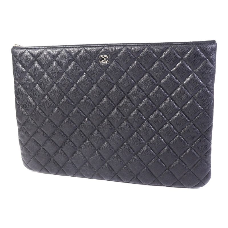 CHANEL 牛皮皮革O Case Large手拿包-2