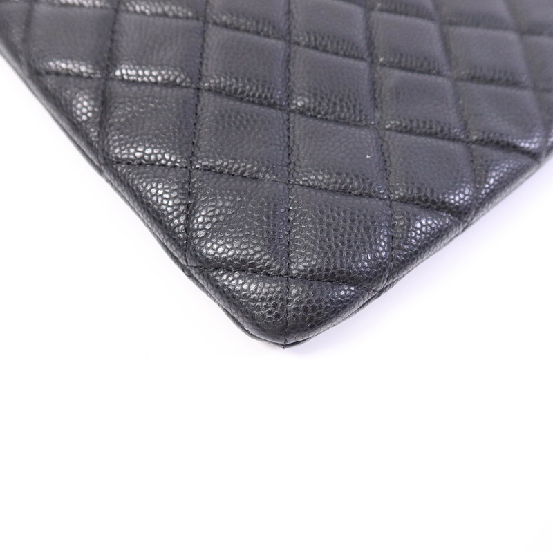 CHANEL 牛皮皮革O Case Large手拿包-9