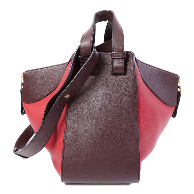 LOEWE 牛皮皮革Hammock手挽肩背兩用袋-1
