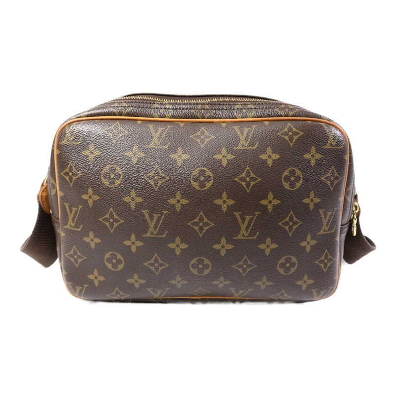 LOUIS VUITTON Monogram Reporter PM肩背袋-1